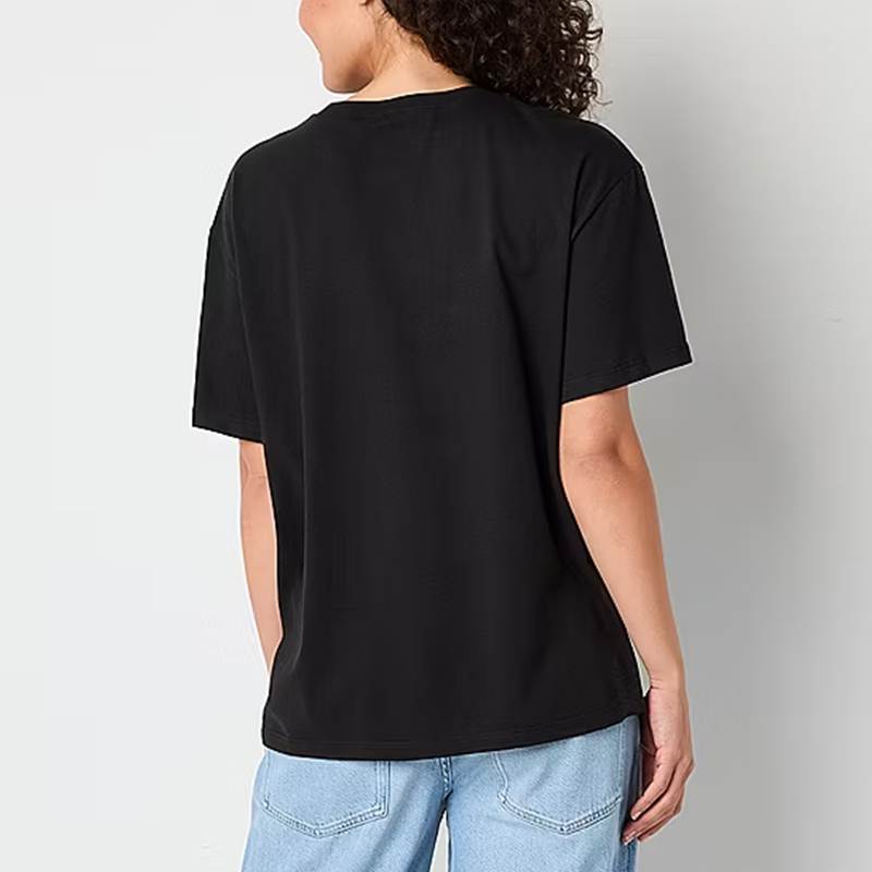 hongfeng offers black crew neck t shirt women's styles with trendy and edgy skeleton prints.